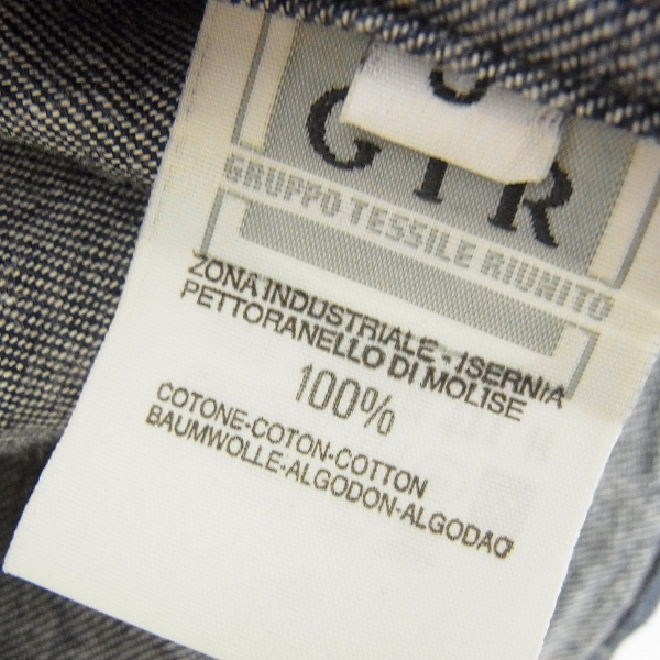 実際に弊社で買取させて頂いたHELMUT LANG/ヘルムートラング ワーク デニムシャツ/Sの画像 4枚目