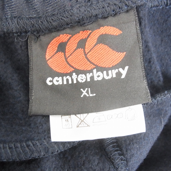 実際に弊社で買取させて頂いた【未使用】CANTERBURY/カンタベリー トレーニングスウェットパンツ ネイビー RG15516/XLの画像 2枚目