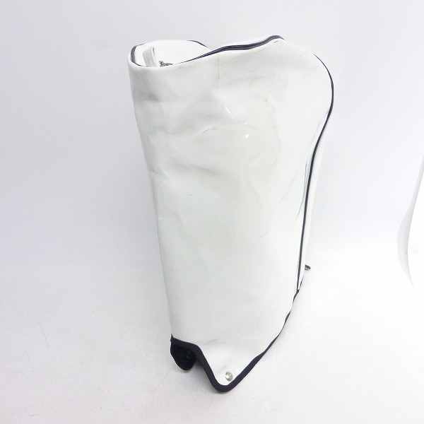 実際に弊社で買取させて頂いたKappa/カッパ キャディバッグ KG118AZ12 9型(46インチ対応) ホワイトの画像 3枚目