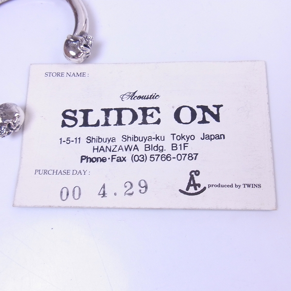 実際に弊社で買取させて頂いた【ギャラ付】THIRTEEN DESIGNS/サーティーンデザインズ スカルツーフェイスバングル ブレスレットの画像 8枚目