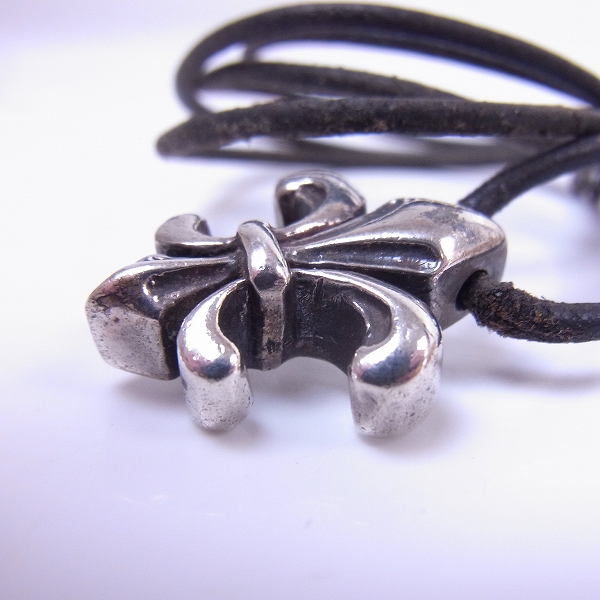 実際に弊社で買取させて頂いたCRAZY PIG/クレイジーピッグ Heavy Fleur De Lys/フルール・ド・リス ペンダント #454の画像 2枚目