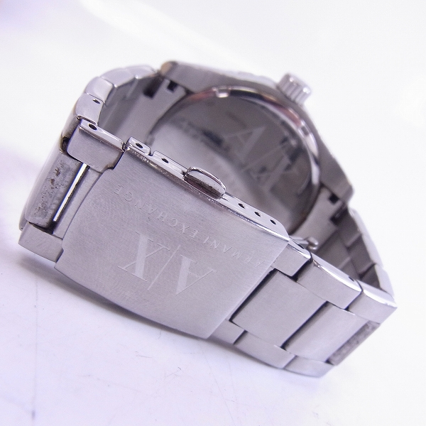 実際に弊社で買取させて頂いたARMANI EXCHANGE/アルマーニエクスチェンジ シルバーステンレススチールクォーツ腕時計/AX1708の画像 2枚目