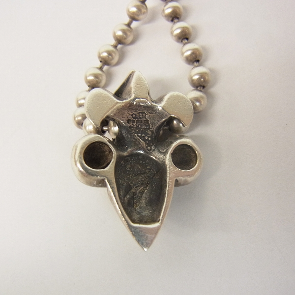 実際に弊社で買取させて頂いたCRAZY PIG/クレイジーピッグ FleurDeLys/フレアデリ ペンダント/ペンダントトップ ボールチェーンセットの画像 2枚目