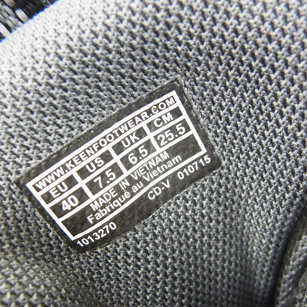 実際に弊社で買取させて頂いたKEEN/キーン トレッキングシューズ 1013270/25.5の画像 5枚目