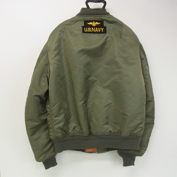 実際に弊社で買取させて頂いたALPHA INDUSTRIES/アルファインダストリーズ リバーシブル MA-1 MIL-J-82790J Lの画像 1枚目