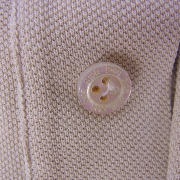 実際に弊社で買取させて頂いたDior HOMME/ディオール オム BEE刺繍/蜂刺繍 ポロシャツ ベージュ 46の画像 5枚目