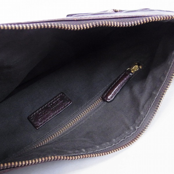 実際に弊社で買取させて頂いたDaniel&Bob/ダニエル&ボブ JASMINE(S)/ミニジャスミン レザーショルダーバッグ 型押しの画像 3枚目