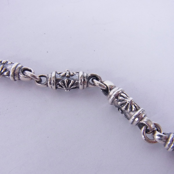 実際に弊社で買取させて頂いたLord Camelot/ロードキャメロット エンブレムペンダント/ガーネット付き デザインネックレスチェーンの画像 6枚目