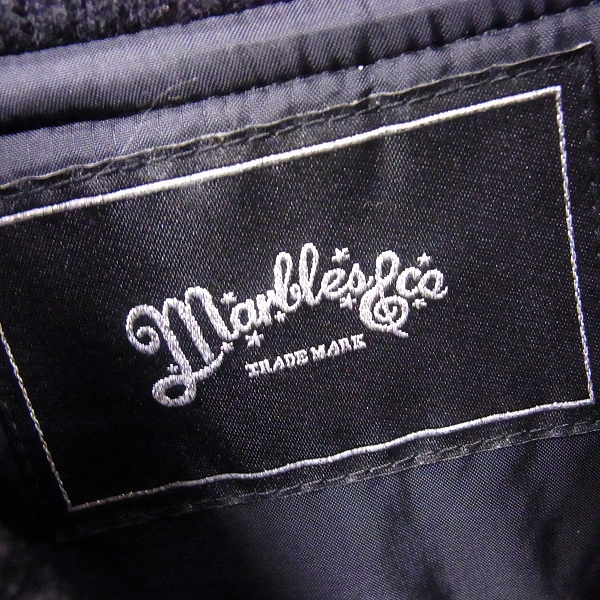 実際に弊社で買取させて頂いたMarbles/マーブルス Random Quilting Rib Bomber/ランダム キルティング リブ ボンバー ジャケット MJK-A1609/Mの画像 3枚目