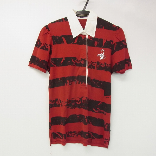 実際に弊社で買取させて頂いたHYSTERICS/ヒステリックス ボーダー スカル 蠍 シャツ F