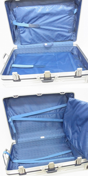 実際に弊社で買取させて頂いたRIMOWA/リモワ 4輪 スーツケース シルバー インテグラル 923.77/104L の画像 4枚目