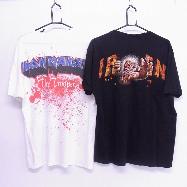 実際に弊社で買取させて頂いたIRON MAIDEN/アイアンメイデン The Trooper等 バンドTシャツ 2点セットの画像 1枚目