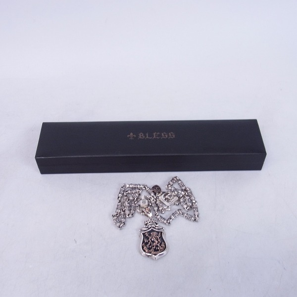 実際に弊社で買取させて頂いたLord Camelot/ロードキャメロット エンブレムペンダント/ガーネット付き デザインネックレスチェーンの画像 8枚目