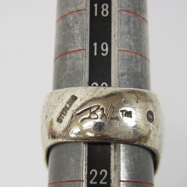 実際に弊社で買取させて頂いたBWL×CRIMIE/ビルウォールレザー×クライミー スカルホースシューリング/20.5号の画像 5枚目