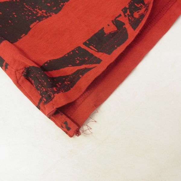 実際に弊社で買取させて頂いたHYSTERICS/ヒステリックス ボーダー スカル 蠍 シャツ Fの画像 7枚目