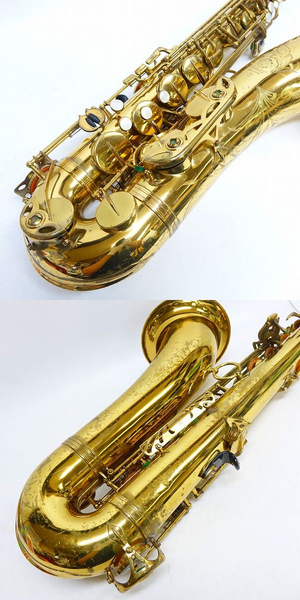 実際に弊社で買取させて頂いたSELMER/セルマー MarkⅥ/マーク6 テナーサックス 非対称彫刻有り アメセル シリアル20万台 S90 180 マウスピース付きの画像 2枚目
