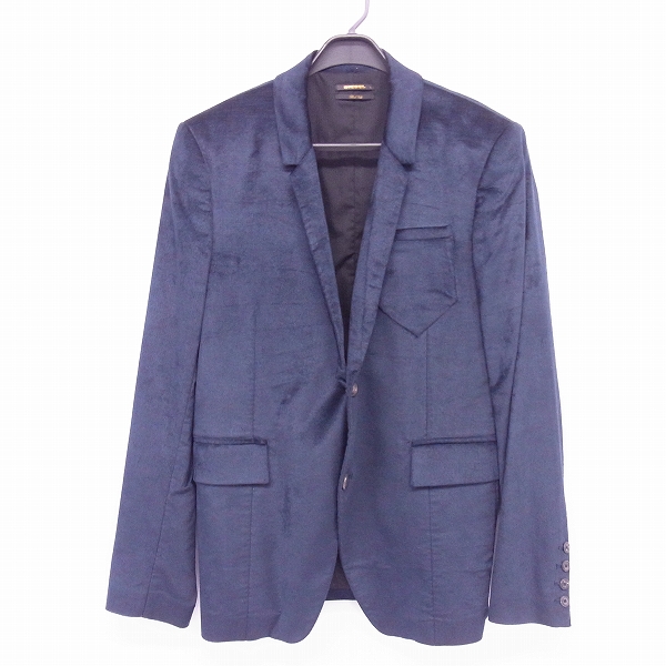 実際に弊社で買取させて頂いたDIESEL BLACK GOLD/ディーゼルブラックゴールド コットン生地テーラードジャケット ネイビー/L