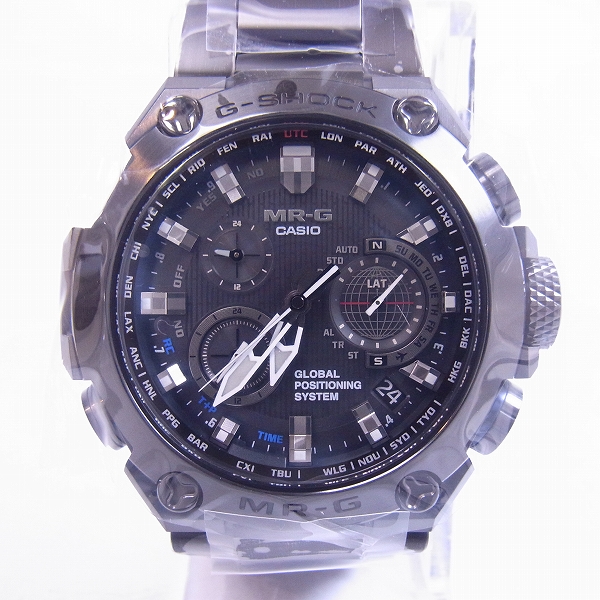実際に弊社で買取させて頂いた【未使用】G-SHOCK/Gショック MR-G GPS ハイブリッド 電波ソーラー チタン MRG-G1000B-1AJRの画像 1枚目