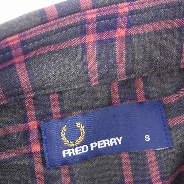 実際に弊社で買取させて頂いた【未使用】FRED PERRY/フレッドペリー T/W Tartan SHIRT F4488/29/Sの画像 2枚目