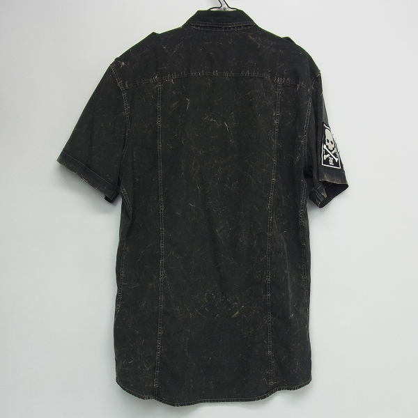 実際に弊社で買取させて頂いたHYDROGEN/ハイドロゲン ブリーチ ミリタリーボタンシャツ/Lの画像 1枚目