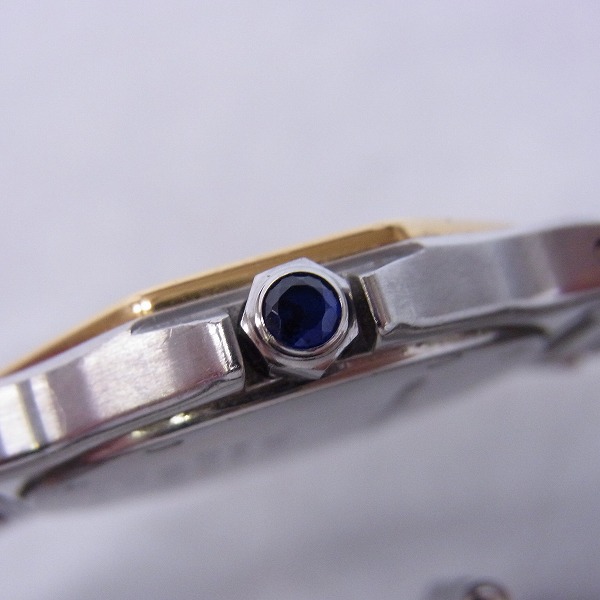 実際に弊社で買取させて頂いた【動作未確認/ギャラ付】CARTIER/カルティエ サントス オクタゴン クオーツ腕時計/187902の画像 7枚目