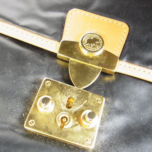 実際に弊社で買取させて頂いた【難有り】HUNTING WORLD/ハンティングワールド ビジネスバッグ/トートバッグ ブラックの画像 5枚目