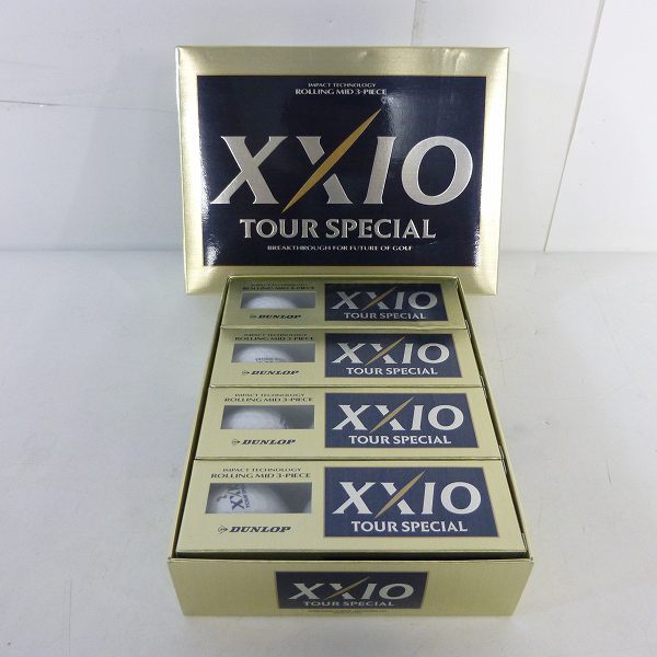 実際に弊社で買取させて頂いた【未使用】Dunlop/ダンロップ ゴルフボール XXIO TOUR SPECIAL 他 計2ダース ホワイトの画像 1枚目