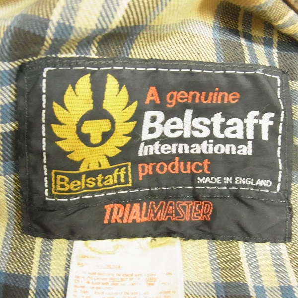 実際に弊社で買取させて頂いたBelstaff/ベルスタッフ 70'S-80'S/70年代-80年代 トライアルマスター オイルドジャケット ビンテージの画像 3枚目