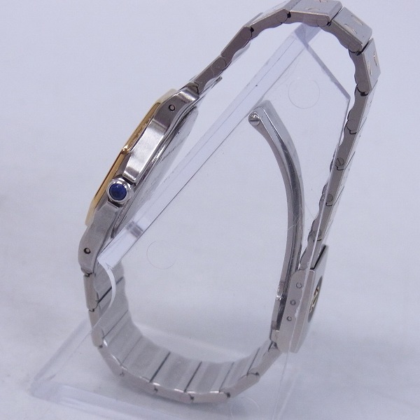 実際に弊社で買取させて頂いた【動作未確認/ギャラ付】CARTIER/カルティエ サントス オクタゴン クオーツ腕時計/187902の画像 1枚目