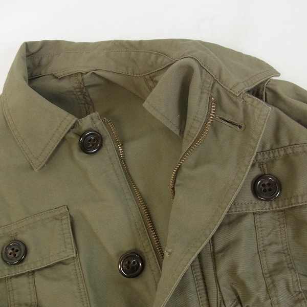 実際に弊社で買取させて頂いた【未使用】BURBERRY BLUE LABEL/バーバリーブルーレーベル ミリタリージャケット/Mの画像 4枚目