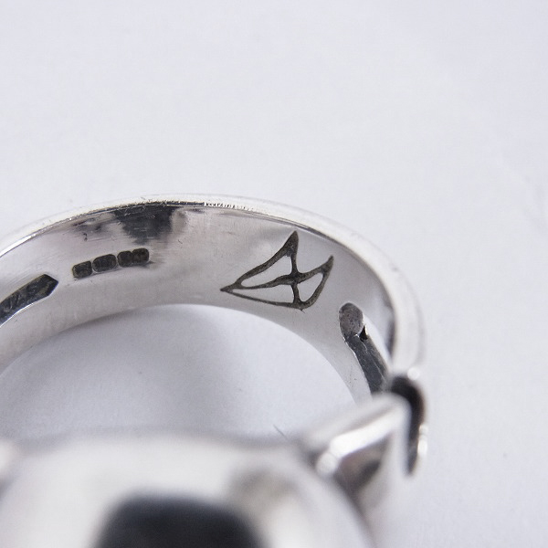 実際に弊社で買取させて頂いたCRAZY PIG/クレイジーピッグ カッタウェイ スカルリング #139/13号の画像 4枚目