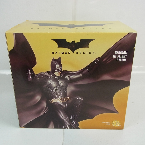 実際に弊社で買取させて頂いたDCダイレクト BATMAN BEGINS： IN FLIGHT STATUE/バットマン イン フライト スタチュー 4000体 限定生産品