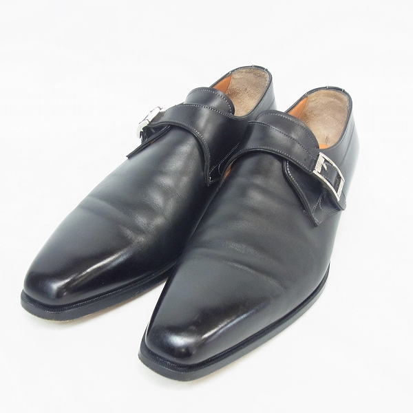 実際に弊社で買取させて頂いたSantoni/サントーニ モンクストラップレザーシューズ/7