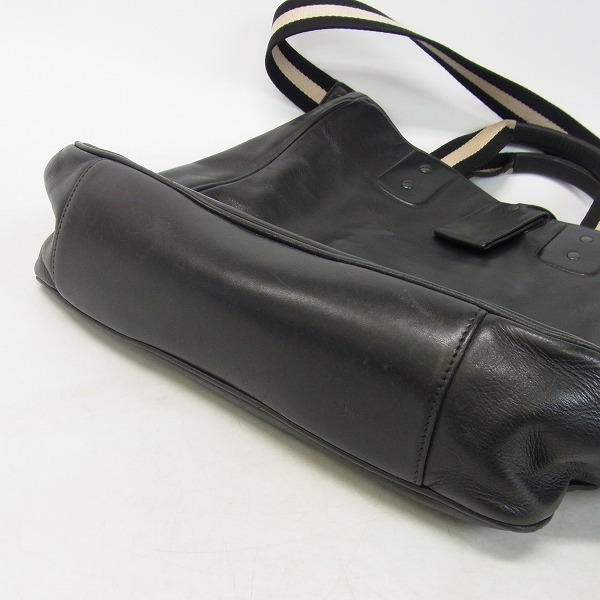 実際に弊社で買取させて頂いたBALLY/バリー 2WAY レザー ショルダー バッグの画像 2枚目