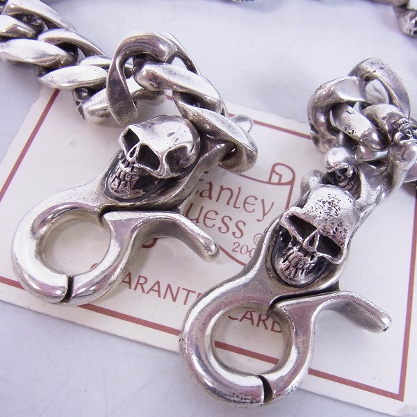 実際に弊社で買取させて頂いた【ギャラ付】STANLEY GUESS/スタンリーゲス 2クリップ ファンシースカルリンク ウォレットチェーン