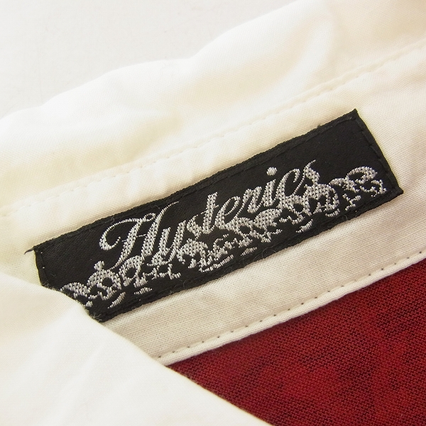 実際に弊社で買取させて頂いたHYSTERICS/ヒステリックス ボーダー スカル 蠍 シャツ Fの画像 2枚目