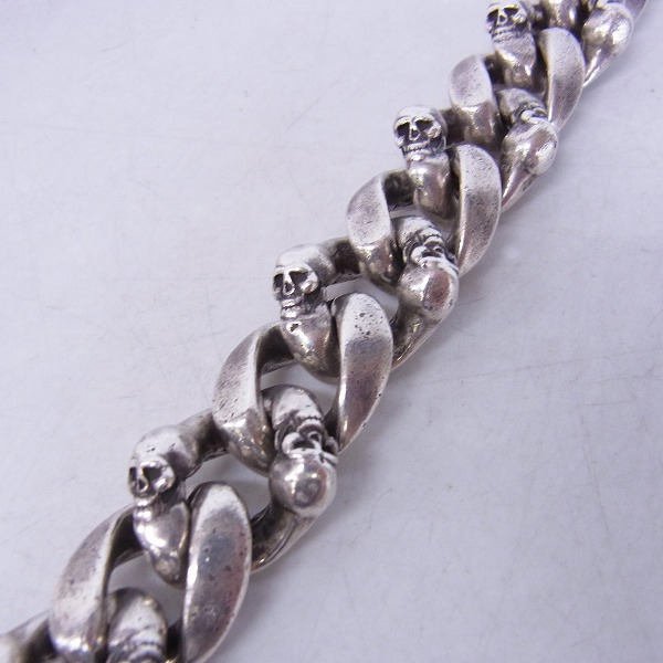 実際に弊社で買取させて頂いた【ギャラ付】STANLEY GUESS/スタンリーゲス 2クリップ ファンシースカルリンク ウォレットチェーンの画像 3枚目