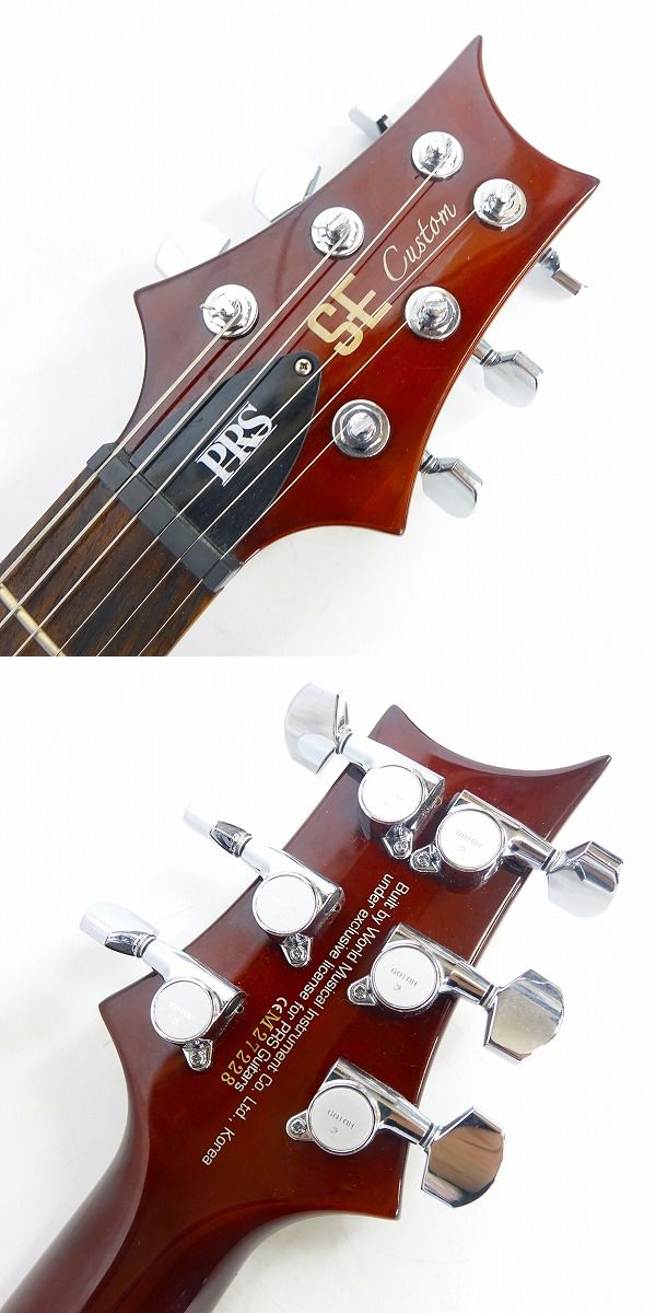 実際に弊社で買取させて頂いた★PRS/ポールリードスミス SE CUSTOM エレキギター ソフトケース付の画像 1枚目