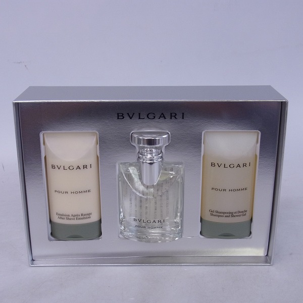 実際に弊社で買取させて頂いたBVLGARI/ブルガリ プールオム オーデトワレ50ml/ボディウォッシュジェル等 3点セット