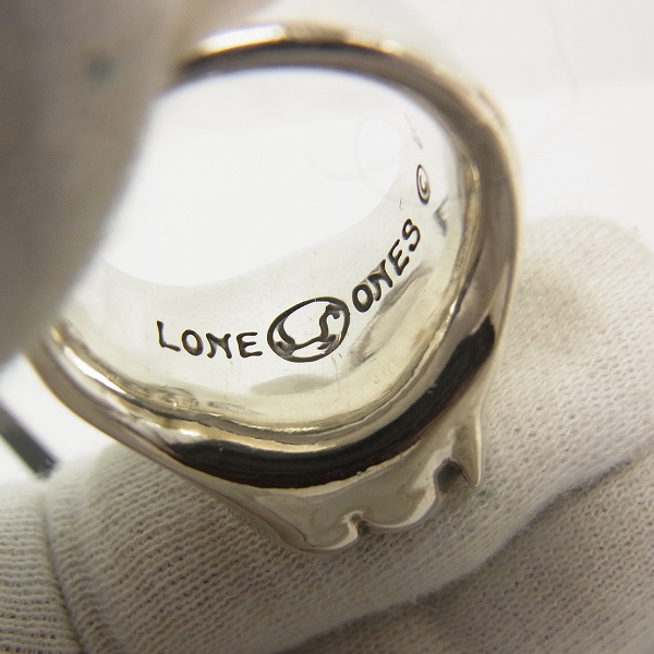 実際に弊社で買取させて頂いた【ギャラ付】LONE ONES/ロンワンズ Wind Rose with Black Onix/ウィンドローズ オニキス リング 14.5号の画像 4枚目