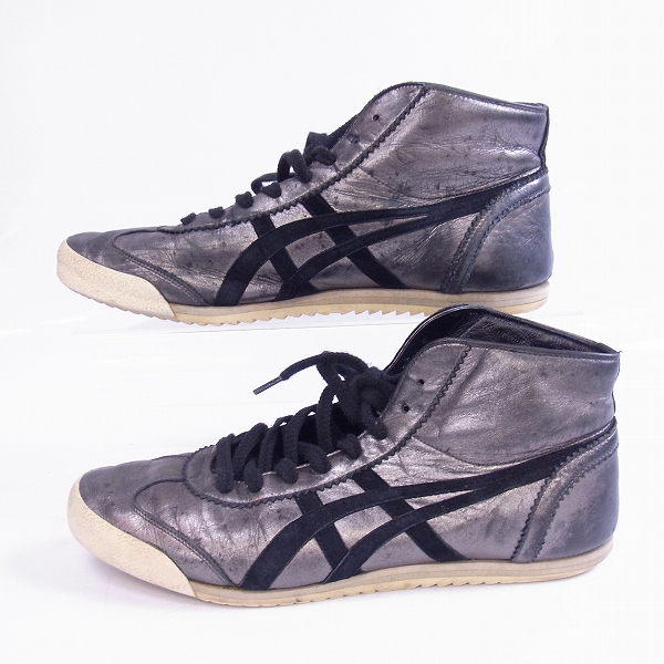 実際に弊社で買取させて頂いたOnitsuka Tiger/オニツカタイガー MEXICO MID RUNNER DX スニーカー TH3L1L/27.5の画像 3枚目