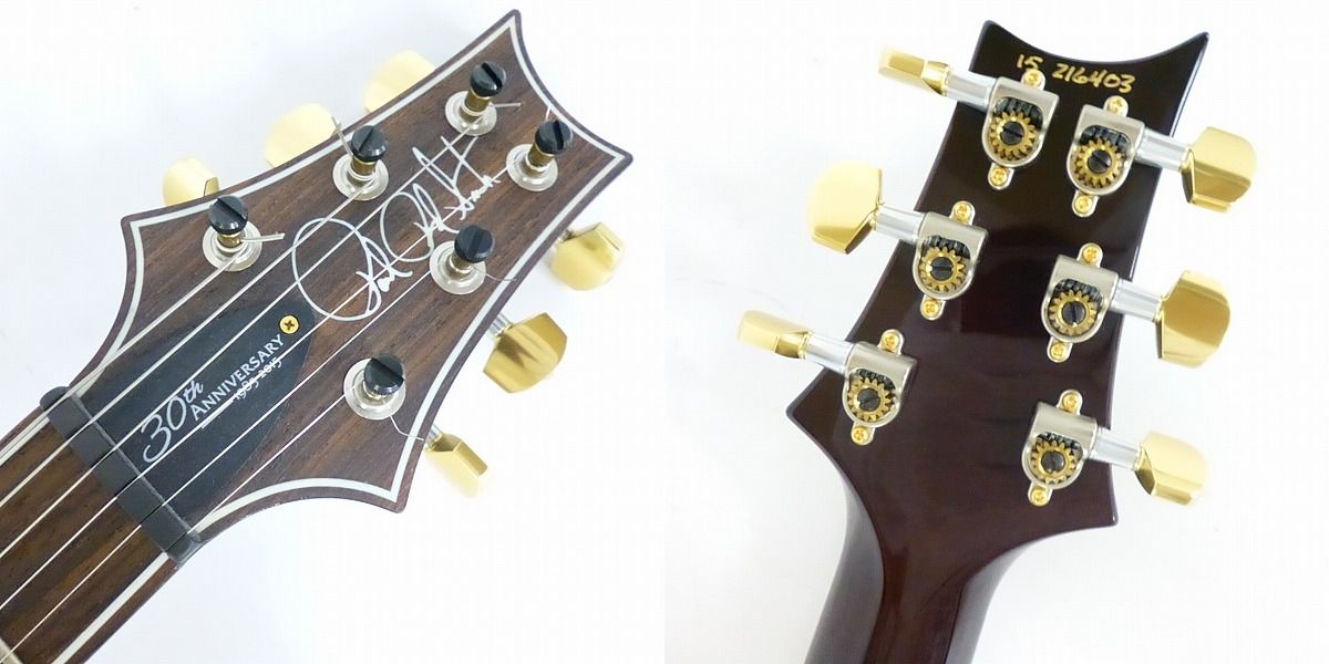 実際に弊社で買取させて頂いた★PRS/ポールリードスミス Custom24 30th Anniversary 1985-2015 エレキギター 付属品/ハードケース付の画像 1枚目