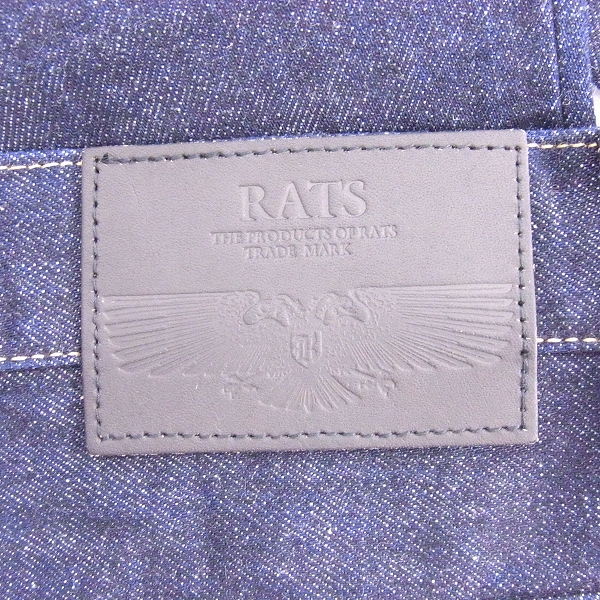 実際に弊社で買取させて頂いたRATS/ラッツ ストレートデニムパンツ インディゴ 17'RD-0211/Mの画像 2枚目