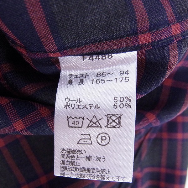 実際に弊社で買取させて頂いた【未使用】FRED PERRY/フレッドペリー T/W Tartan SHIRT F4488/29/Sの画像 3枚目