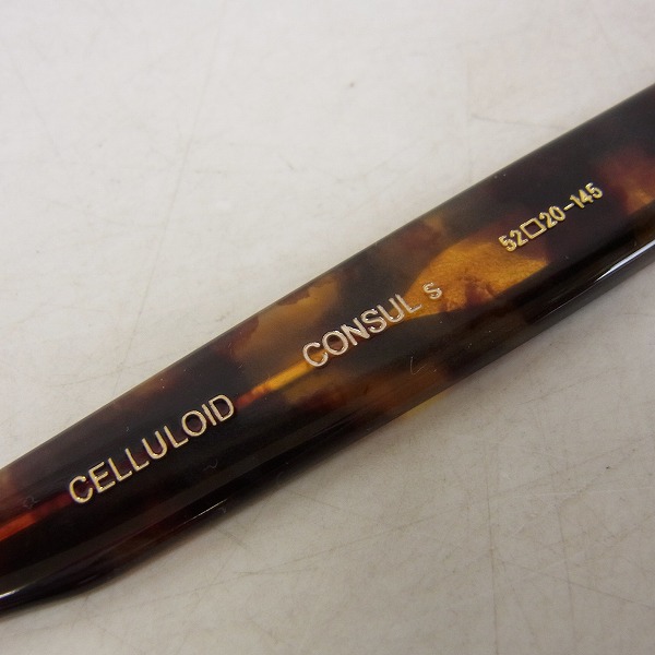 実際に弊社で買取させて頂いたOLIVER GOLDSMITH/オリバーゴールドスミス CONSUL 眼鏡/メガネフレームの画像 3枚目