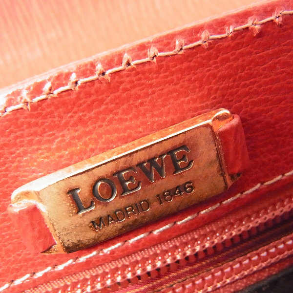 実際に弊社で買取させて頂いたLOEWE/ロエベ カバーワンショルダーレザーバッグの画像 4枚目