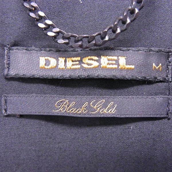 実際に弊社で買取させて頂いたDIESEL BLACK GOLD/ディーゼルブラックゴールド ラムレザーダブルライダース/Mの画像 2枚目