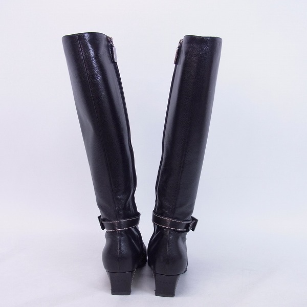 実際に弊社で買取させて頂いたCELINE/セリーヌ レザー ロングブーツ 36.5の画像 1枚目