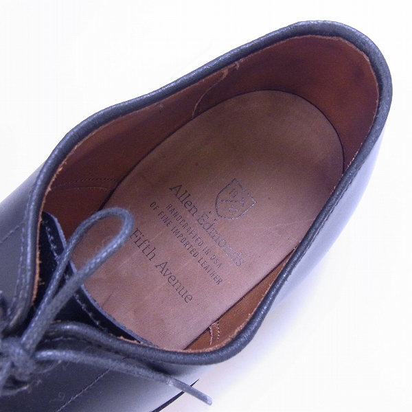 実際に弊社で買取させて頂いたAllen Edmods/アレン エドモンズ FIFTH AVENUE キャップトウ レザーシューズ 5705/9.5の画像 3枚目