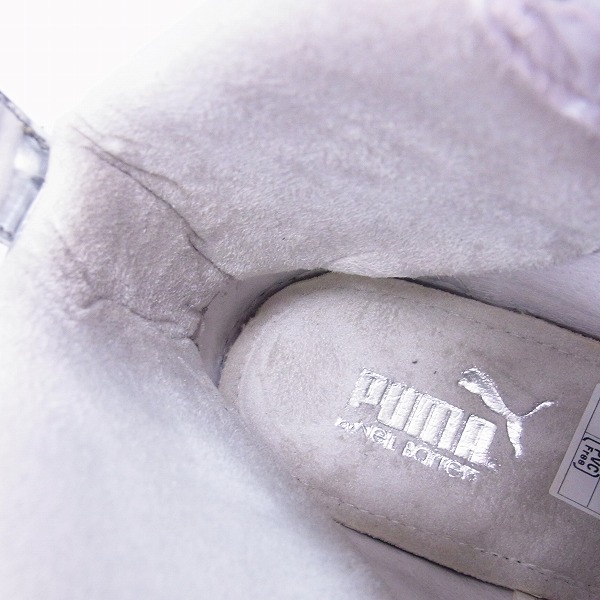 実際に弊社で買取させて頂いたPUMA×NEIL BARRETT/プーマ×ニールバレット コラボ ハイカットスニーカー シルバー 346013-04/27.0の画像 4枚目